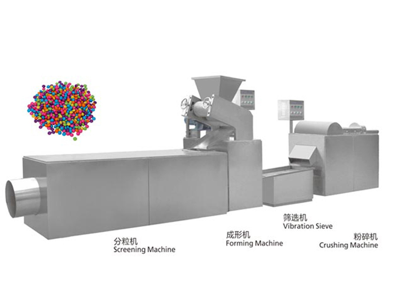 Chocolate bean production line