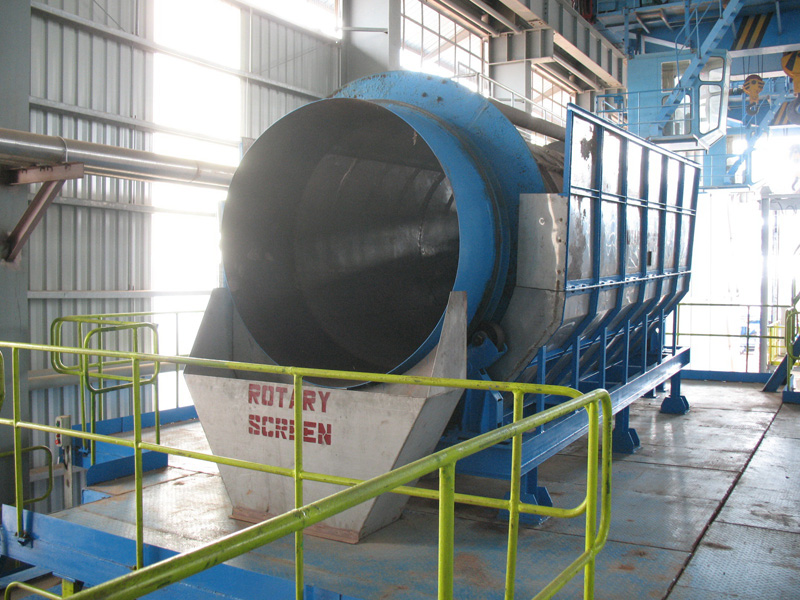 Drum cane juice sieve