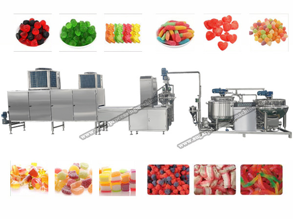 Automatic gummy making machine