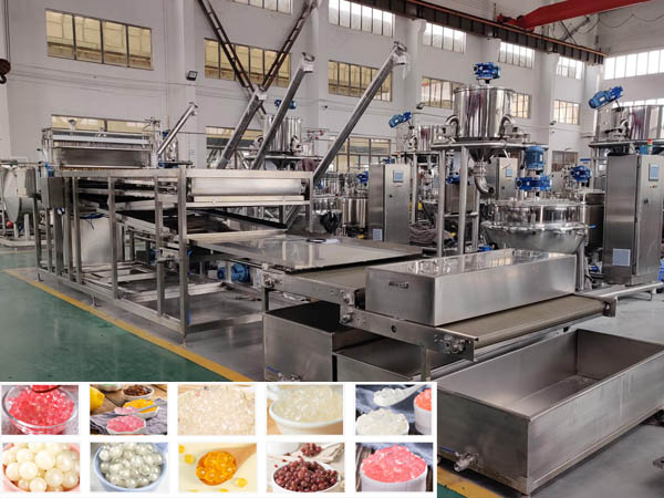 Popping boba production line(agar crystal ball,konjac ball)